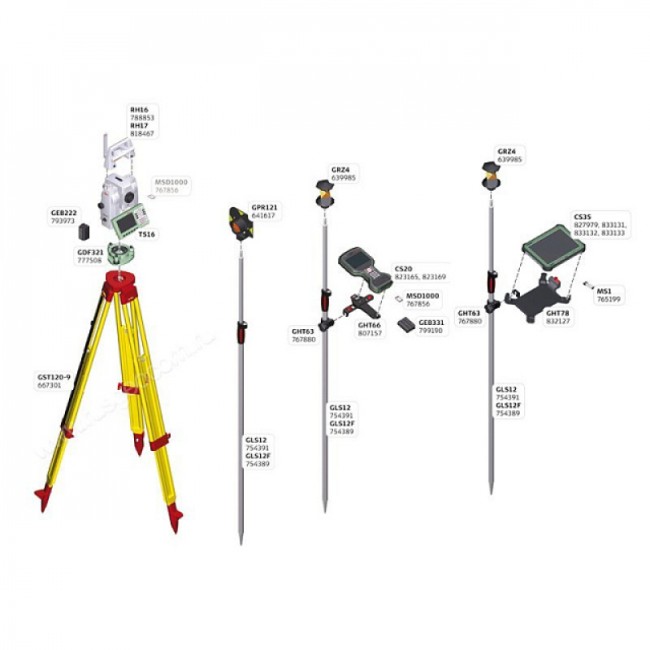 Роботизированный тахеометр Leica TS16 I R500 (3") 917436