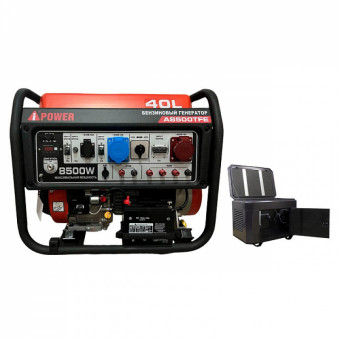 Бензиновый генератор A-iPower A8500TFE + кожух для генератора 1200-Optimal (тихий)