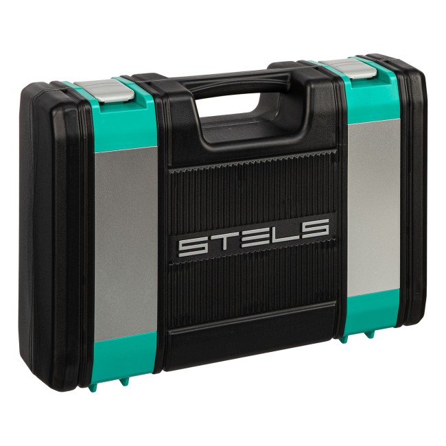 Набор инструментов 1/2", 1/4" 12 гранные головки 82 предмета Stels Набор инструментов 1/2", 1/4" 12 гранные головки 82 предмета Stels