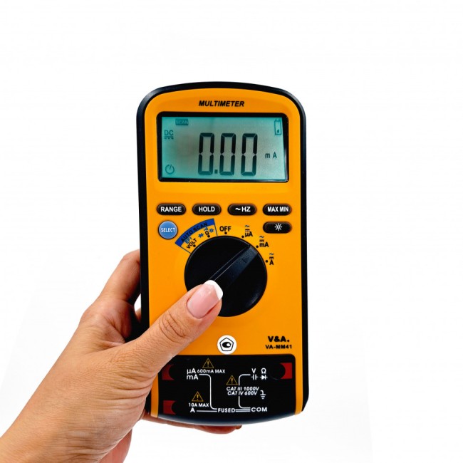 Мультиметр цифровой с повышенной защитой VA-MM41