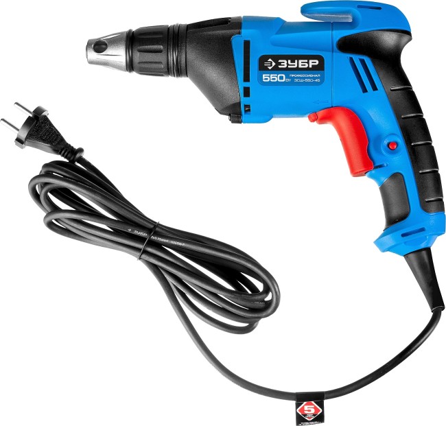 Сетевой шуруповерт ЗСШ-550-45 ЗУБР