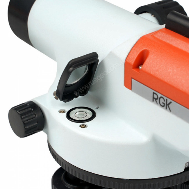 Комплект оптический нивелир RGK C-28 с поверкой + штатив S6-N + рейка AMO S5