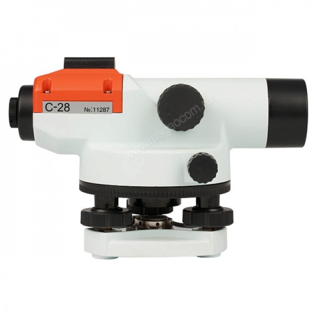 Комплект оптический нивелир RGK C-28 с поверкой + штатив S6-N + рейка AMO S5