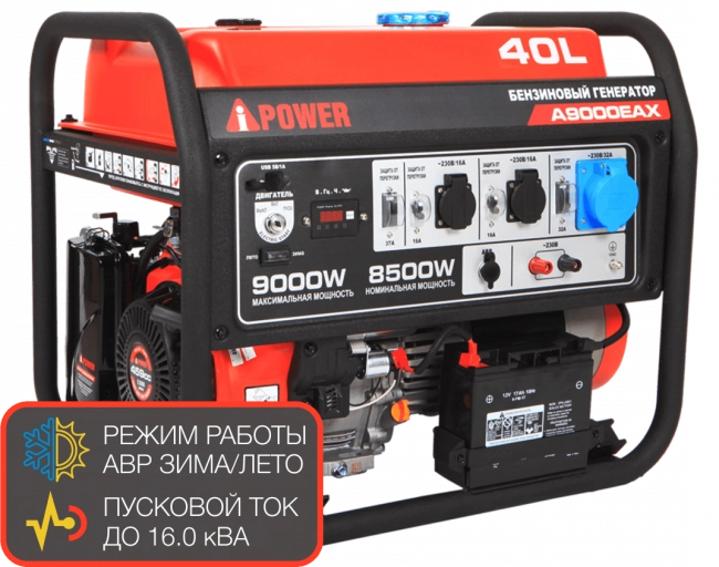 Бензиновый генератор A-iPower A9000EAX Бензиновый генератор A-iPower A9000EAX
