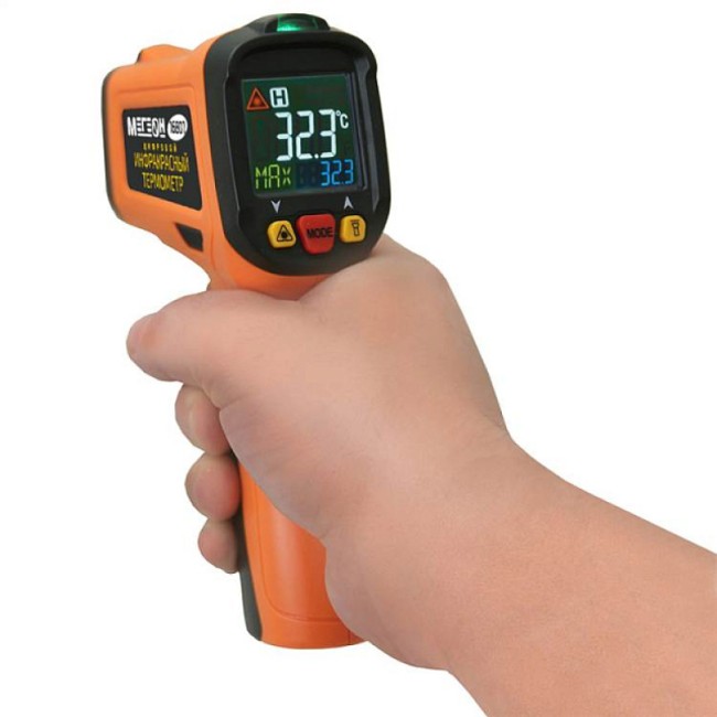 Пирометр ( инфракрасный термометр) МЕГЕОН 16801 Пирометр ( инфракрасный термометр) МЕГЕОН 16801
