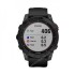 Часы Garmin Fenix 7 Solar серый с черным ремешком