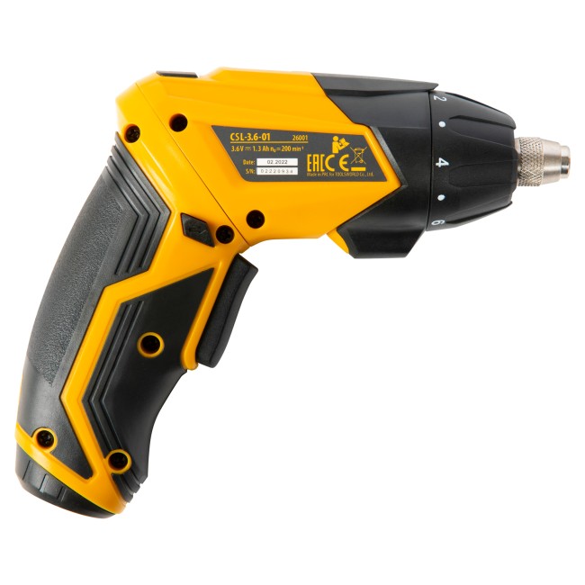 Отвертка аккумуляторная CSL-3.6-01 Denzel