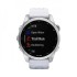Часы Garmin Fenix 7S серебристый с белым силиконовым ремешком Часы Garmin Fenix 7S серебристый с белым силиконовым ремешком