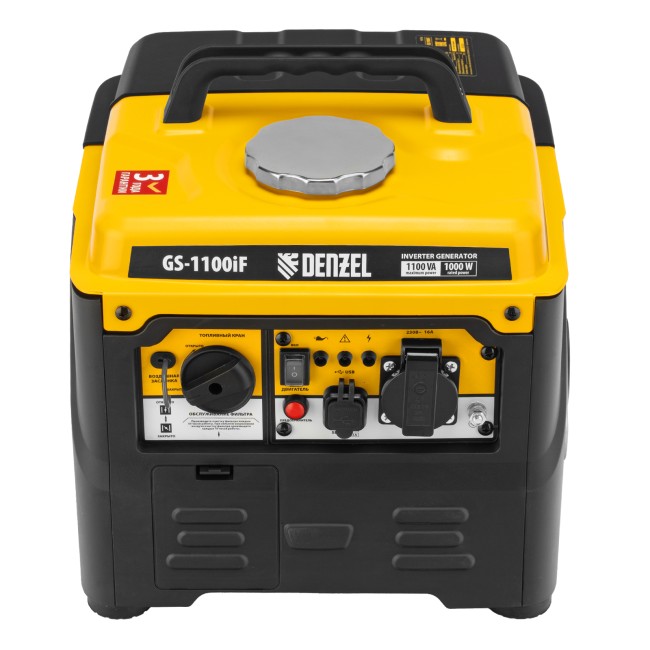 Генератор инверторный GS-1100iF 1,1 кВт DENZEL