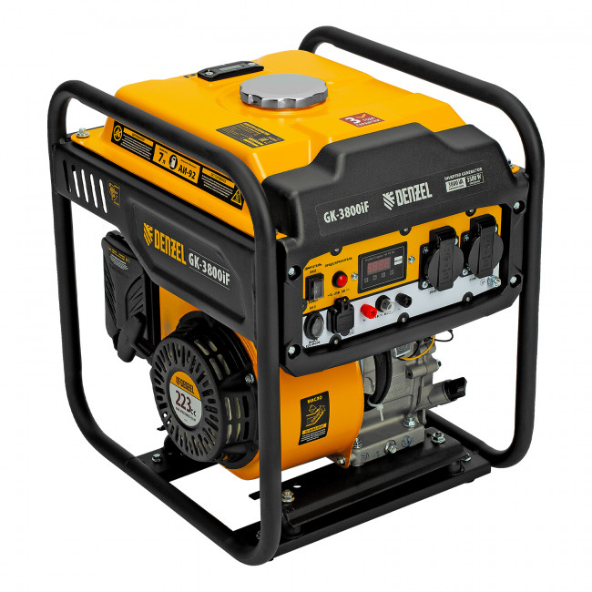 Генератор инверторный GK-3800iF 3,8 кВт DENZEL