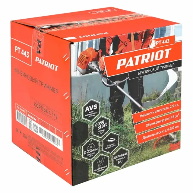 Бензиновый триммер Patriot PT 443 Бензиновый триммер Patriot PT 443