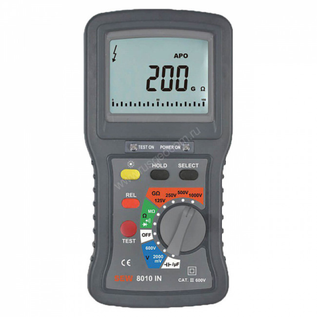 Измеритель сопротивления изоляции SEW 8010 IN