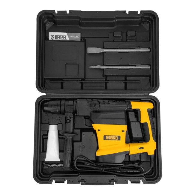 Перфоратор электрический RHVB-1300-40, SDS-Max, 1300 Вт, 10 Дж, 2 реж. Denzel