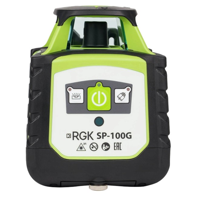 Комплект: ротационный нивелир RGK SP-100G + штатив RGK SH-170, рейка RGK LR-2 Комплект: ротационный нивелир RGK SP-100G + штатив RGK SH-170, рейка RGK LR-2