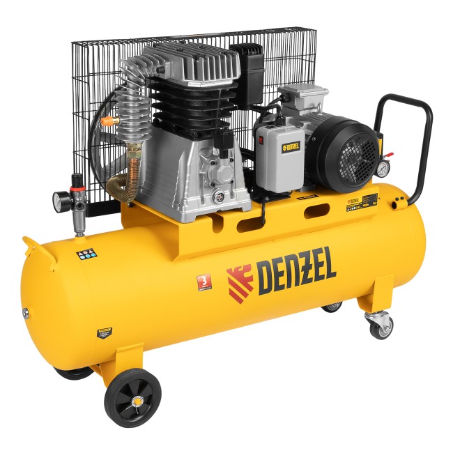 Компрессор воздушный ременной BCI4000-T/100 Denzel