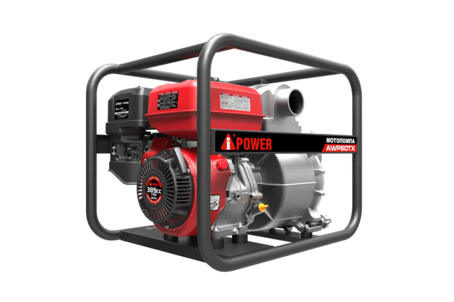Бензиновая мотопомпа для сильнозагрязнённой воды A-iPower AWP80TX