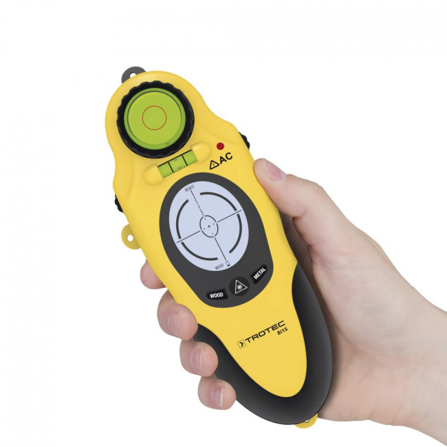 Детектор скрытой проводки Trotec BI15 с лазерным уровнем 