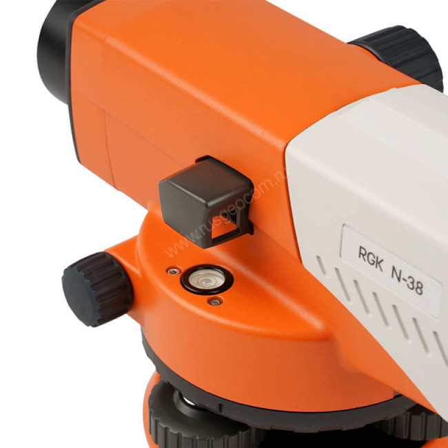 Комплект оптический нивелир RGK N-38 с поверкой + штатив S6-N + рейка AMO S5