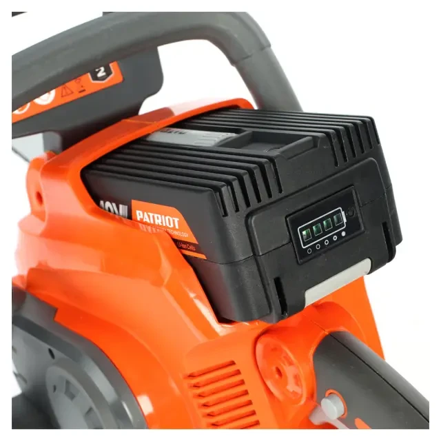 Аккумуляторная цепная пила Patriot CS 402 XL 40В, с АКБ 2.5 Ач + ЗУ Аккумуляторная цепная пила Patriot CS 402 XL 40В, с АКБ 2.5 Ач + ЗУ