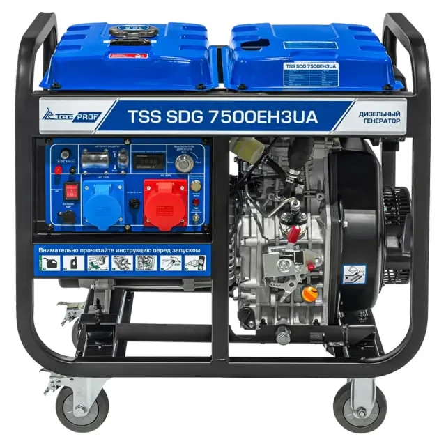 Дизельный генератор TSS SDG 7500EH3UA