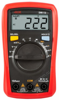 Мультиметр RGK DM-12 с поверкой