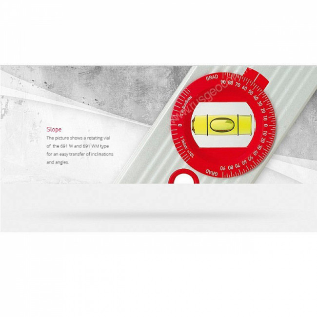 Строительный уровень BMI Alustar 691W 40 см