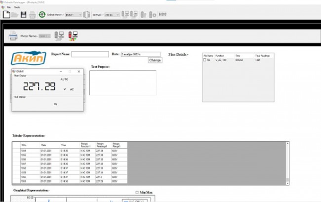 Мультиметр АКИП-2209/1