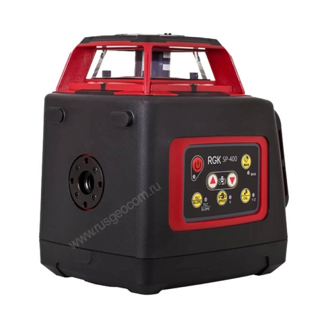 Комплект: ротационный нивелир RGK SP-400 + штатив RGK SH-170, рейка RGK LR-2 Комплект: ротационный нивелир RGK SP-400 + штатив RGK SH-170, рейка RGK LR-2
