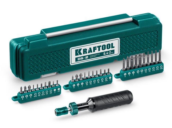Динамометрическая отвертка KRAFTOOL DS-2 0.4-2 Нм, 64034