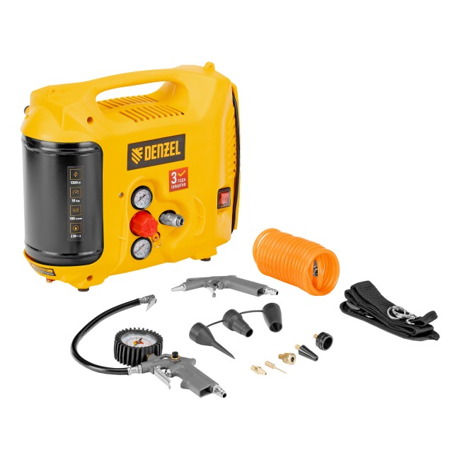 Компрессор воздушный DL1300 Denzel Компрессор воздушный DL1300 Denzel