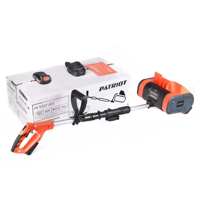 Снегоуборщик аккумуляторный ручной Patriot PE 1002 UES с АКБ 2 Ач + ЗУ 2А
