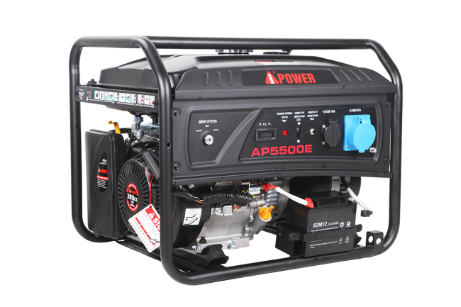 Бензиновый генератор A-iPower Lite AP5500E + блок автозапуска A-iPower 400 В, 25 А Бензиновый генератор A-iPower Lite AP5500E + блок автозапуска A-iPower 400 В, 25 А