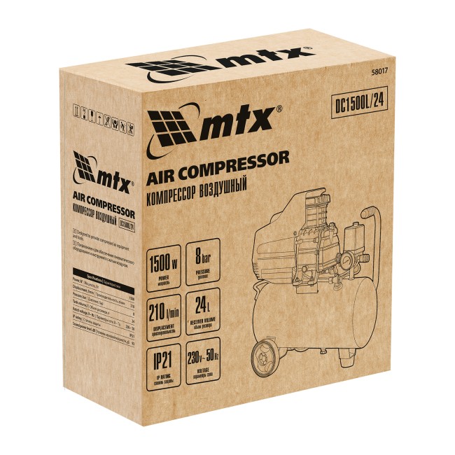 Компрессор воздушный DC1500L/24 MTX