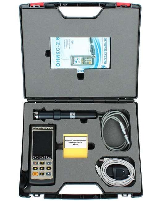 Электронный склерометр ОНИКС-2.5 версия 1 со встроенным пирометром