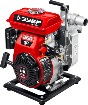 Мотопомпа бензиновая МП-350 ЗУБР 350 л/мин