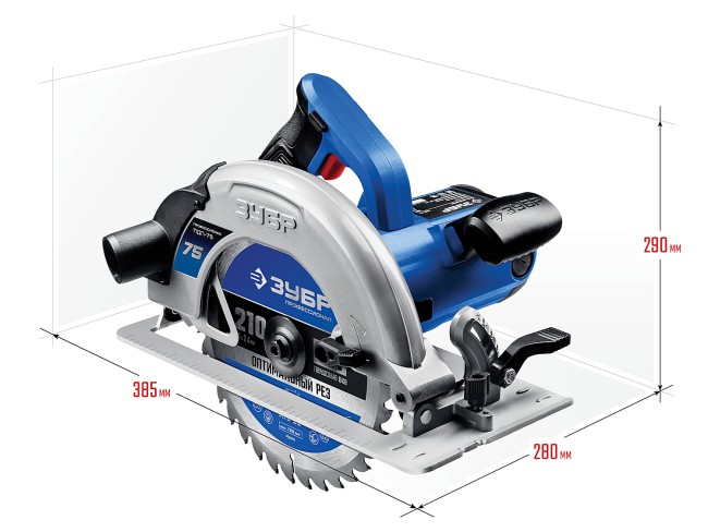 Циркулярная пила ПДП-75 ЗУБР Циркулярная пила ПДП-75 ЗУБР