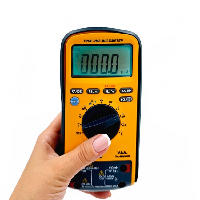 Мультиметр цифровой с повышенной защитой VA-MM40R