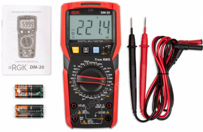 Мультиметр RGK DM-20